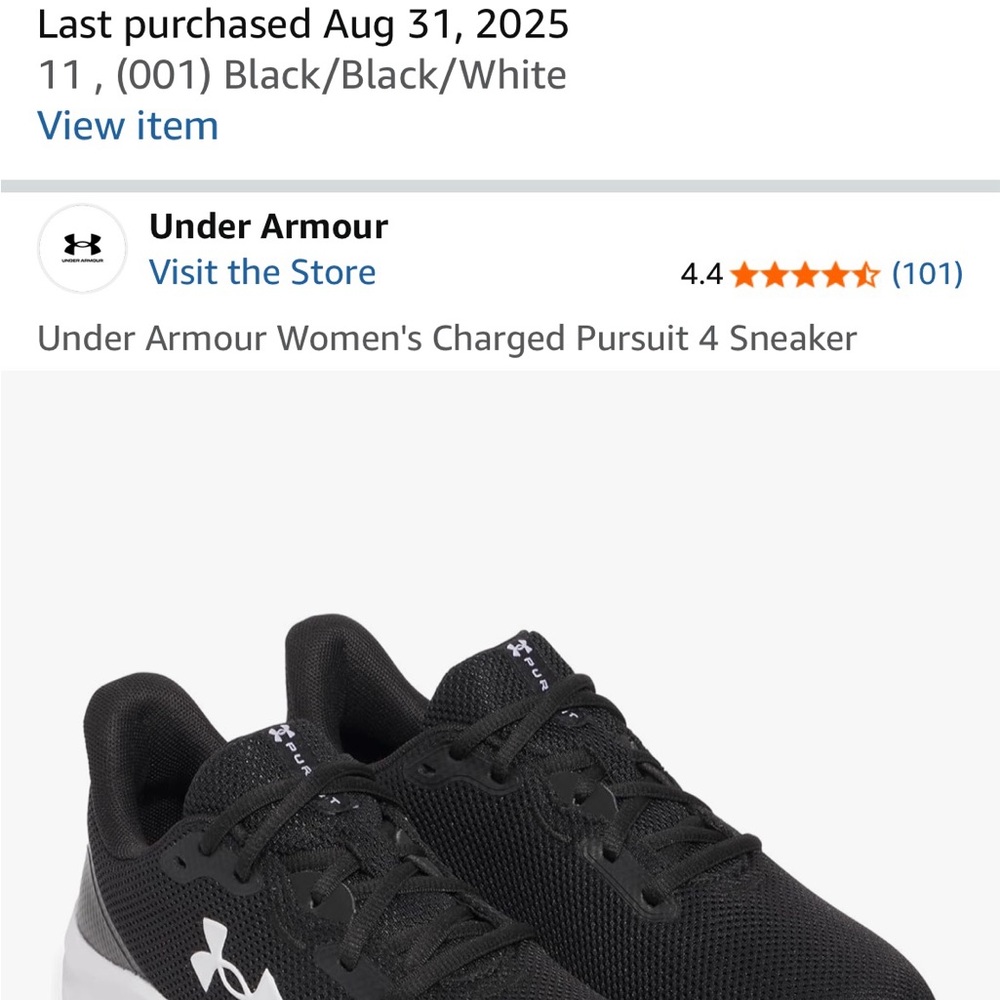 Under Armor Women’s Brand New Size 11 Sneakers - Picture 7 of 8